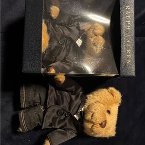Ralph Lauren Black Teddy Bear Blazer